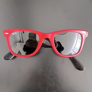 Cherry Red Ray Ban Wayfarers